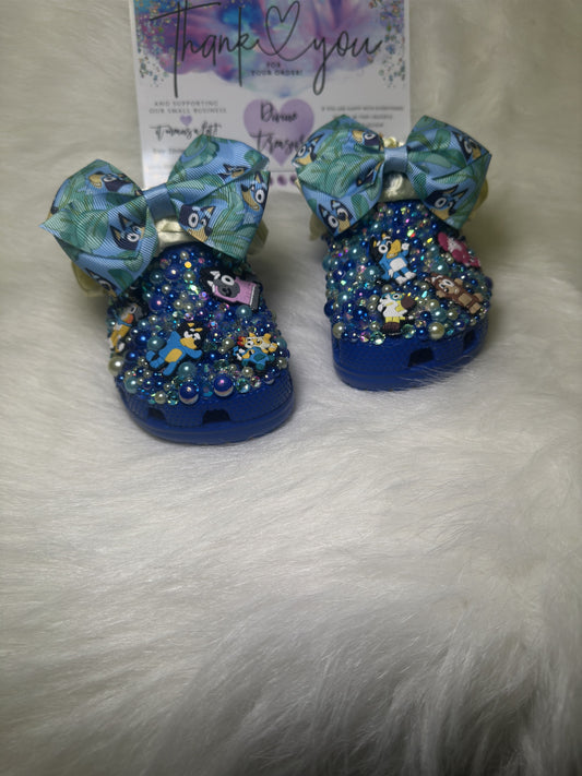 Divine Bluey Bling Crocs