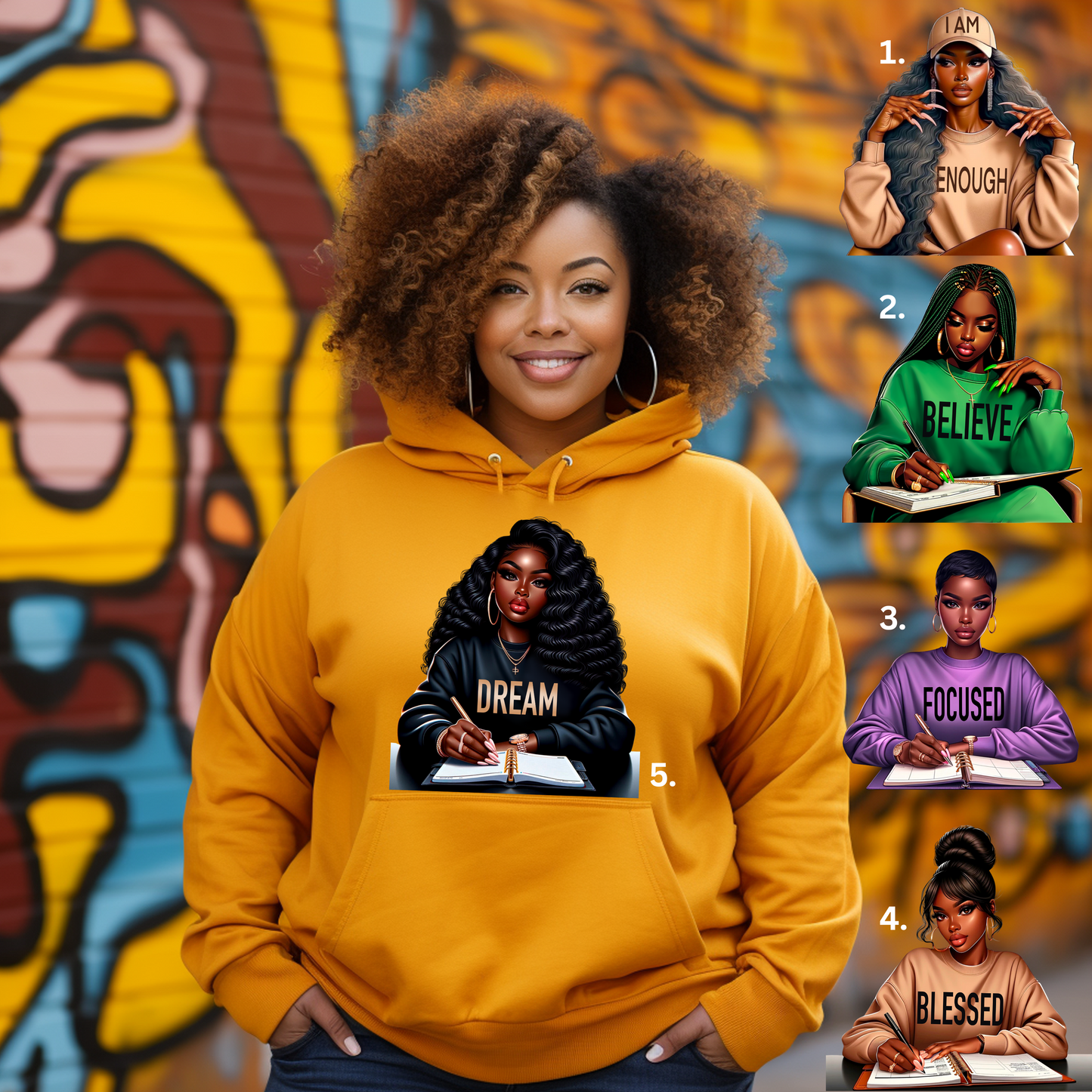 Divine Diva Affirmation Hoodie Collection
