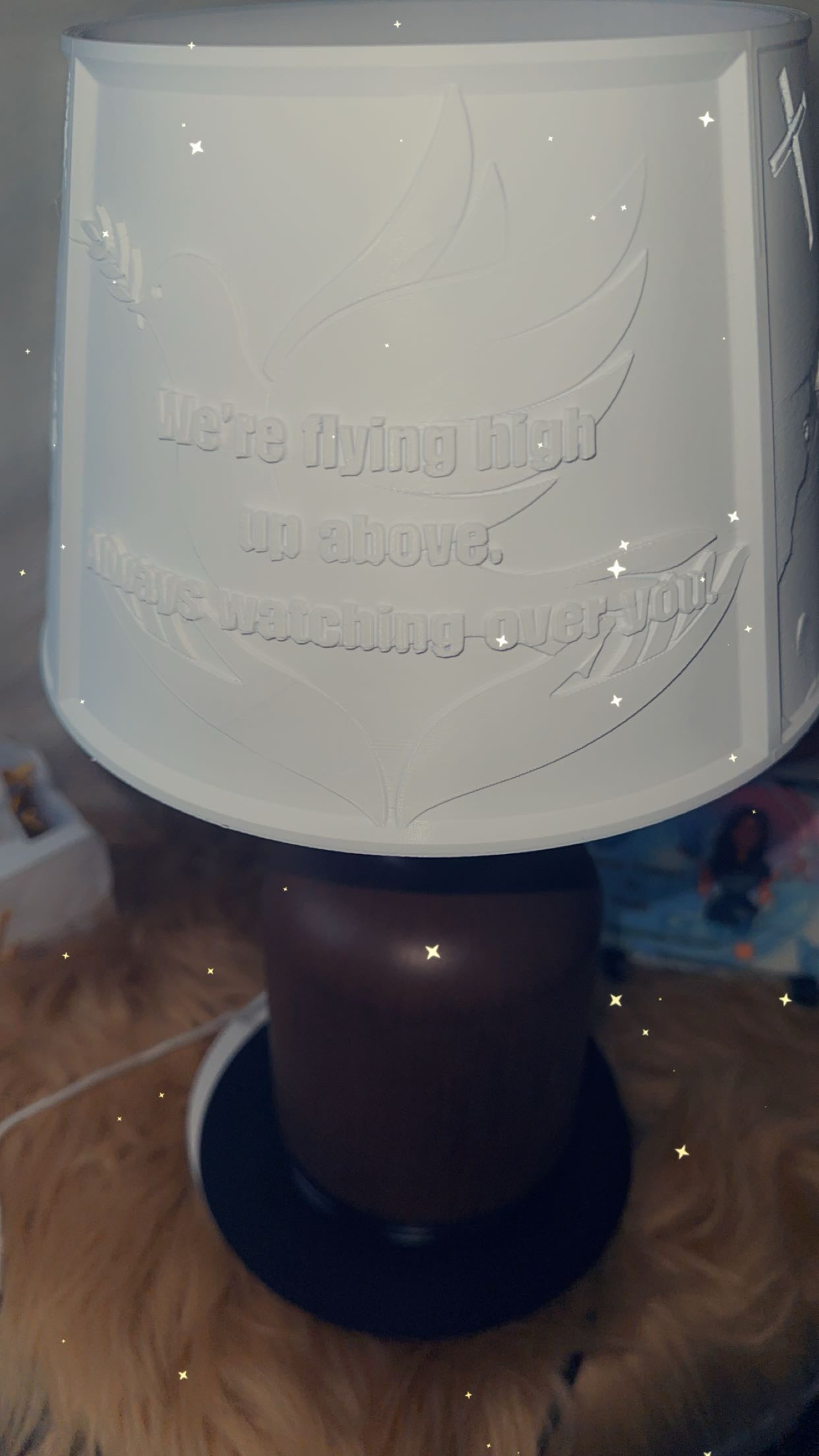 Divine 3D Printed Custom Lamp Shade