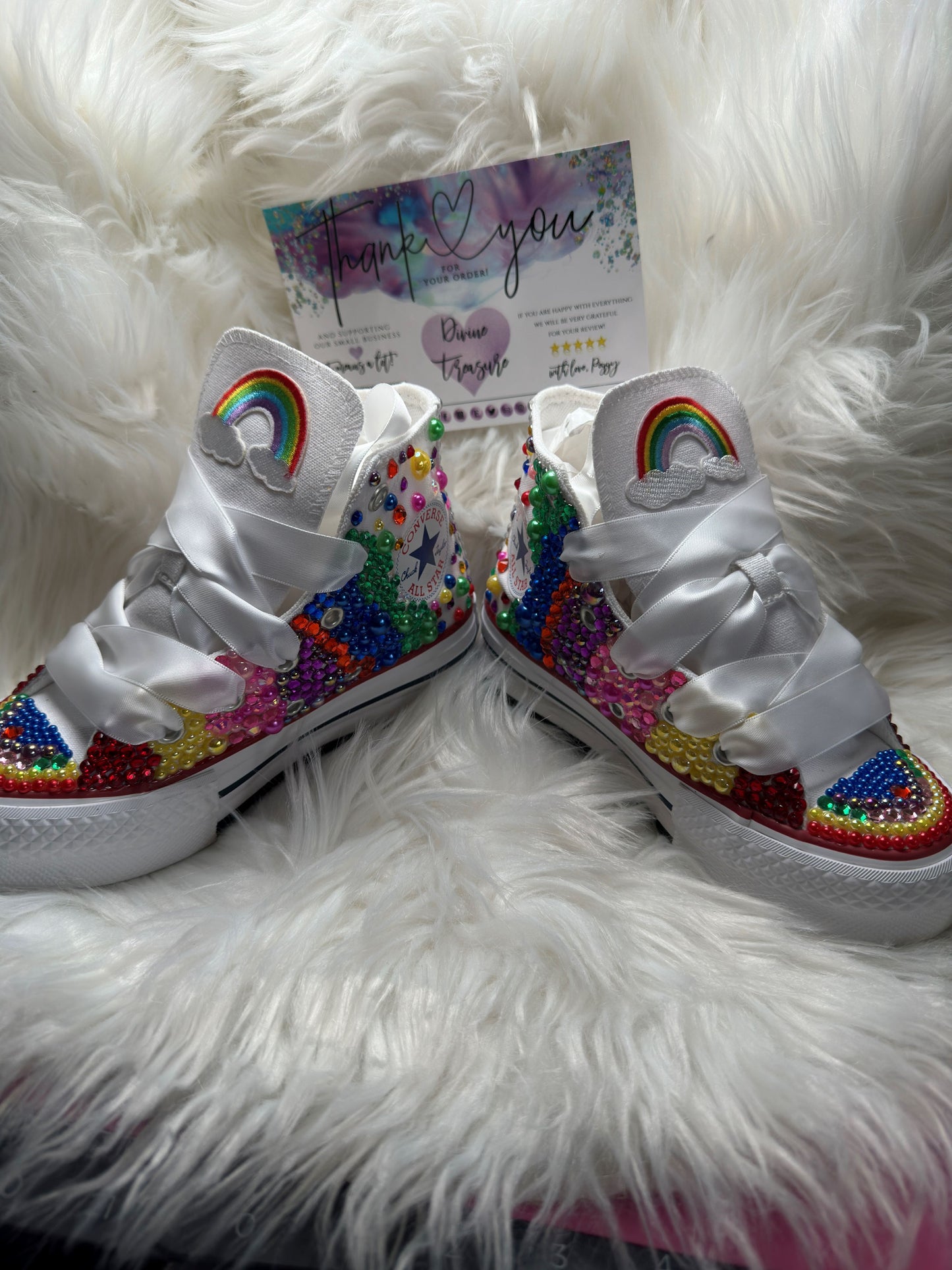 Divine Rainbow Bling Sneaker