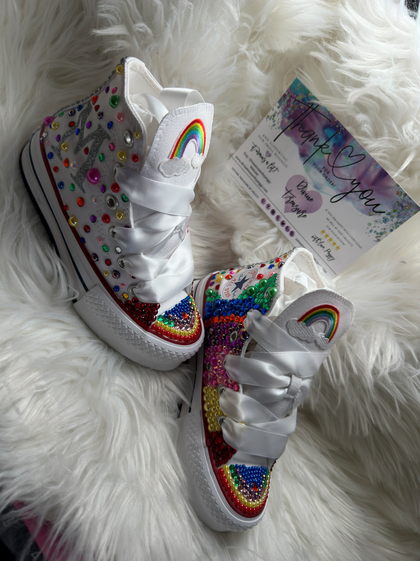 Divine Rainbow Bling Sneaker