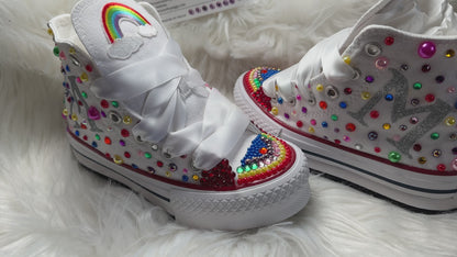 Divine Rainbow Bling Sneaker